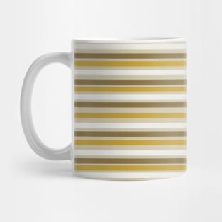 Earthy Tones Abstract Horizontal Stripes Pattern Mug